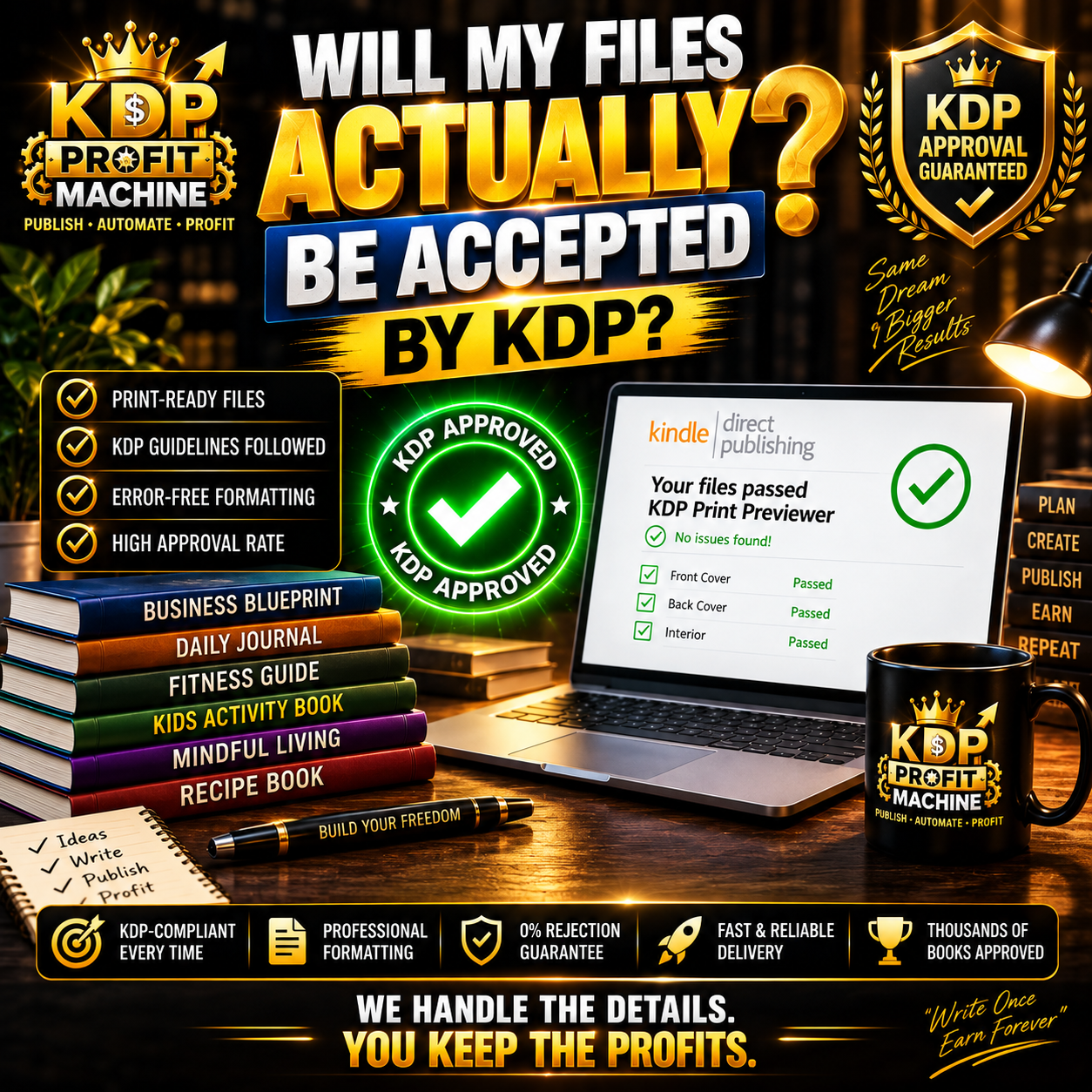 Will My Files Actually Be Accepted By KDP?