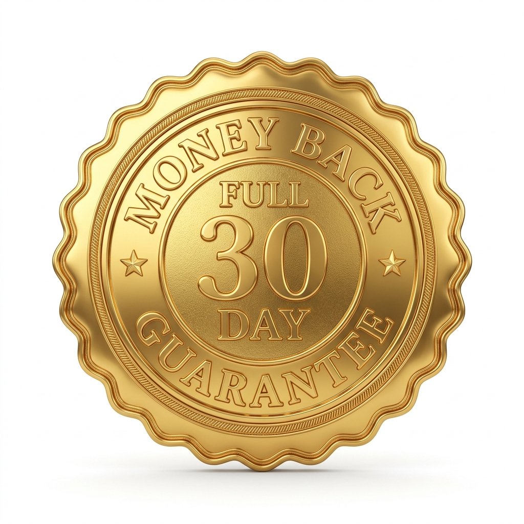 30 Day Money Back Guarantee Seal