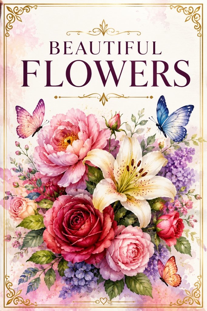 Beautiful Flowers Book Cover